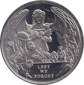 2018 ONE CROWN LEST WE FORGET GIBRALTAR - WORLD COINS - Cambridgeshire Coins