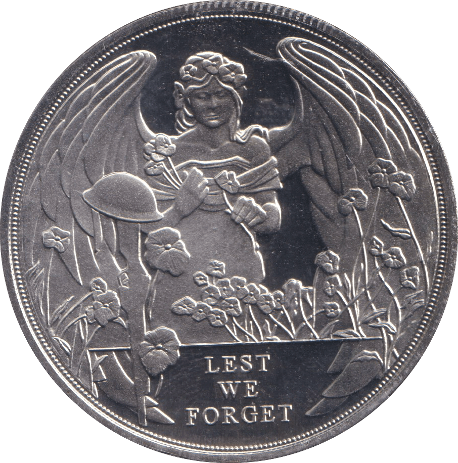 2018 ONE CROWN LEST WE FORGET GIBRALTAR - WORLD COINS - Cambridgeshire Coins