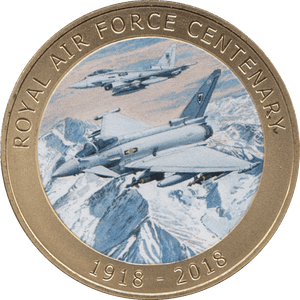 2018 ONE CROWN PROOF - LIKE ROYAL AIR FORCE CENTENARY 1918 - 2018 - WORLD COINS - Cambridgeshire Coins