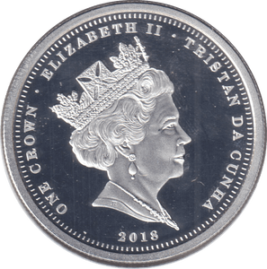 2018 ONE CROWN TRISTAN DA CUNHA - WORLD COINS - Cambridgeshire Coins