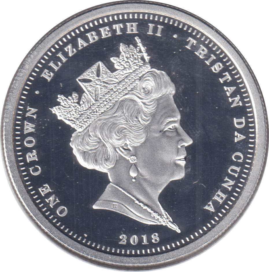 2018 ONE CROWN TRISTAN DA CUNHA - WORLD COINS - Cambridgeshire Coins