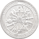 2018 ONE TROY OUNCE 999.0 SILVER PROOF JOAN OF ARC BULLION - SILVER 1 oz COINS - Cambridgeshire Coins