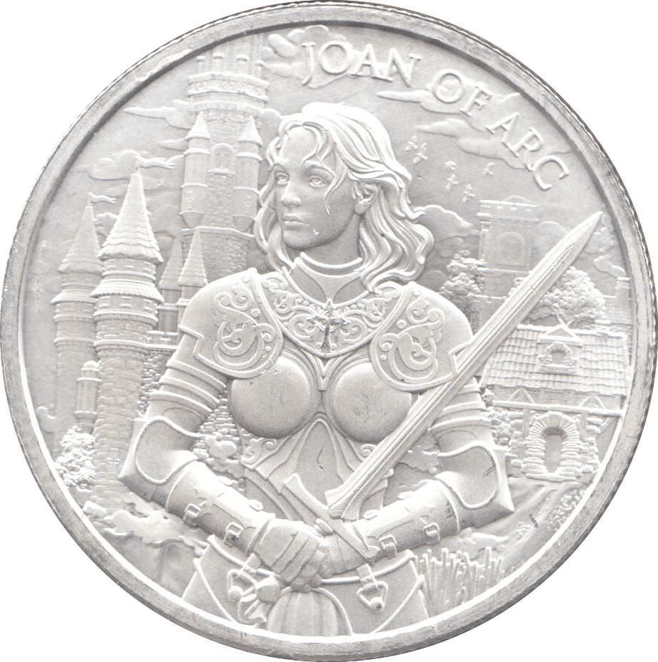 2018 ONE TROY OUNCE 999.0 SILVER PROOF JOAN OF ARC BULLION - SILVER 1 oz COINS - Cambridgeshire Coins