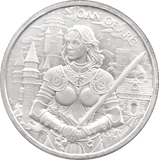 2018 ONE TROY OUNCE 999.0 SILVER PROOF JOAN OF ARC BULLION - SILVER 1 oz COINS - Cambridgeshire Coins