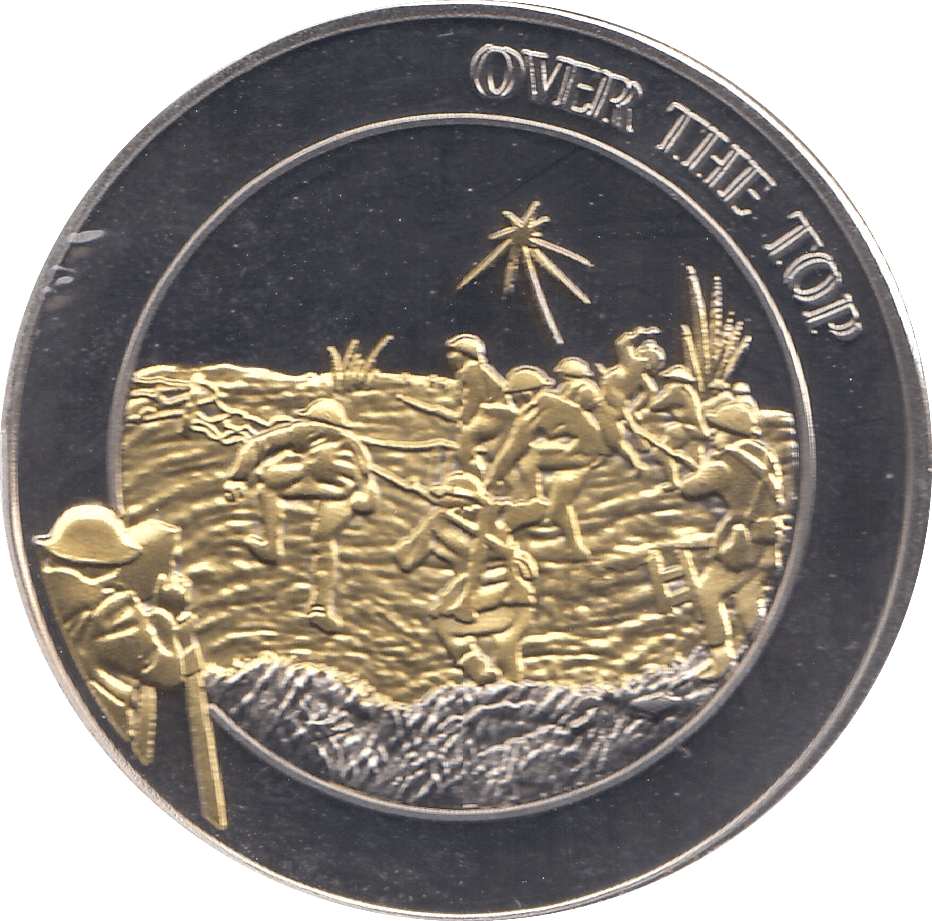 2018 OVER THE TOP MEDALLION - MEDALS & MEDALLIONS - Cambridgeshire Coins