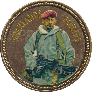2018 PROOF CARAT CARAT GOLD PLATED COMMEMORATIVE MILITARY ROYAL MARINE - WORLD COINS - Cambridgeshire Coins
