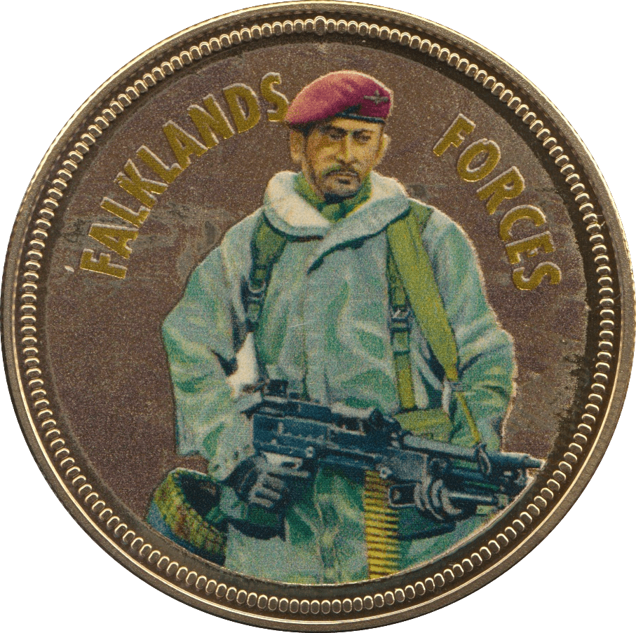 2018 PROOF CARAT CARAT GOLD PLATED COMMEMORATIVE MILITARY ROYAL MARINE - WORLD COINS - Cambridgeshire Coins