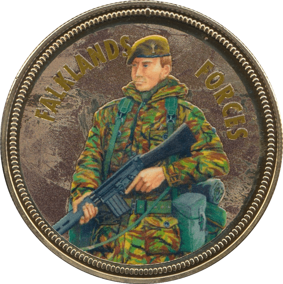 2018 PROOF CARAT CARAT GOLD PLATED COMMEMORATIVE MILITARY ROYAL MARINE - WORLD COINS - Cambridgeshire Coins