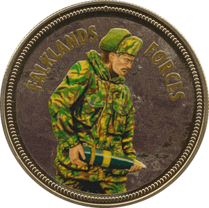 2018 PROOF CARAT CARAT GOLD PLATED COMMEMORATIVE MILITARY ROYAL MARINE - WORLD COINS - Cambridgeshire Coins