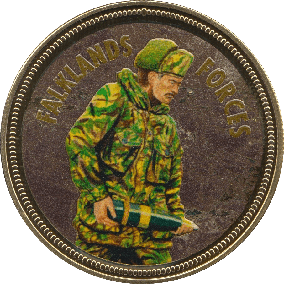 2018 PROOF CARAT CARAT GOLD PLATED COMMEMORATIVE MILITARY ROYAL MARINE - WORLD COINS - Cambridgeshire Coins