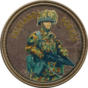 2018 PROOF CARAT CARAT GOLD PLATED COMMEMORATIVE MILITARY ROYAL MARINE - WORLD COINS - Cambridgeshire Coins