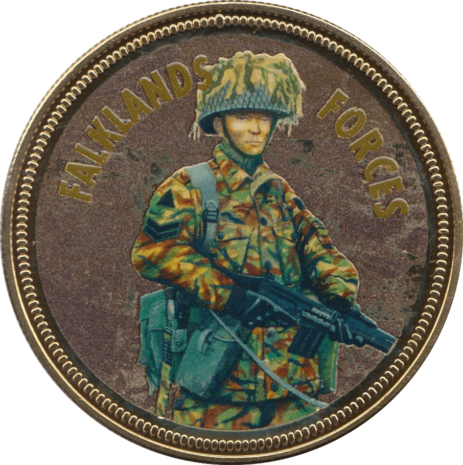 2018 PROOF CARAT CARAT GOLD PLATED COMMEMORATIVE MILITARY ROYAL MARINE - WORLD COINS - Cambridgeshire Coins
