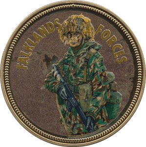 2018 PROOF CARAT CARAT GOLD PLATED COMMEMORATIVE MILITARY ROYAL MARINE - WORLD COINS - Cambridgeshire Coins
