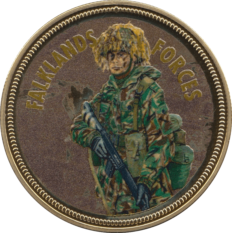 2018 PROOF CARAT CARAT GOLD PLATED COMMEMORATIVE MILITARY ROYAL MARINE - WORLD COINS - Cambridgeshire Coins