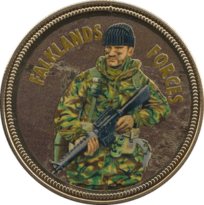2018 PROOF CARAT CARAT GOLD PLATED COMMEMORATIVE MILITARY ROYAL MARINE - WORLD COINS - Cambridgeshire Coins