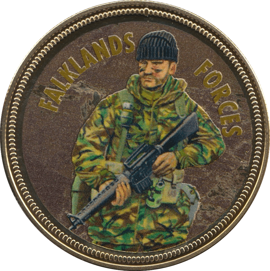 2018 PROOF CARAT CARAT GOLD PLATED COMMEMORATIVE MILITARY ROYAL MARINE - WORLD COINS - Cambridgeshire Coins