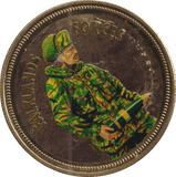 2018 PROOF CARAT GOLD PLATED COMMEMORATIVE FALKLANDS FORCES - GOLD COMMEMORATIVE - Cambridgeshire Coins
