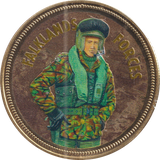 2018 PROOF CARAT GOLD PLATED COMMEMORATIVE FALKLANDS FORCES - GOLD COMMEMORATIVE - Cambridgeshire Coins