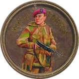 2018 PROOF CARAT GOLD PLATED COMMEMORATIVE WWII FORCES - WORLD COINS - Cambridgeshire Coins