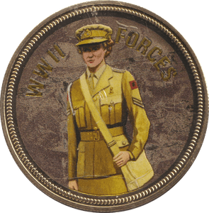 2018 PROOF CARAT GOLD PLATED COMMEMORATIVE WWII FORCES - WORLD COINS - Cambridgeshire Coins