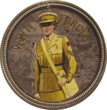 2018 PROOF CARAT GOLD PLATED COMMEMORATIVE WWII FORCES - WORLD COINS - Cambridgeshire Coins