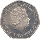 2018 PROOF LIKE CHRISTMAS 50P COIN - 50P CHRISTMAS COIN - Cambridgeshire Coins