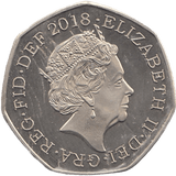 2018 PROOF LIKE CHRISTMAS TRUCE 50P COIN - 50P CHRISTMAS COINS - Cambridgeshire Coins