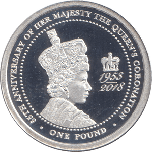 2018 PROOF ONE POUND - WORLD COINS - Cambridgeshire Coins