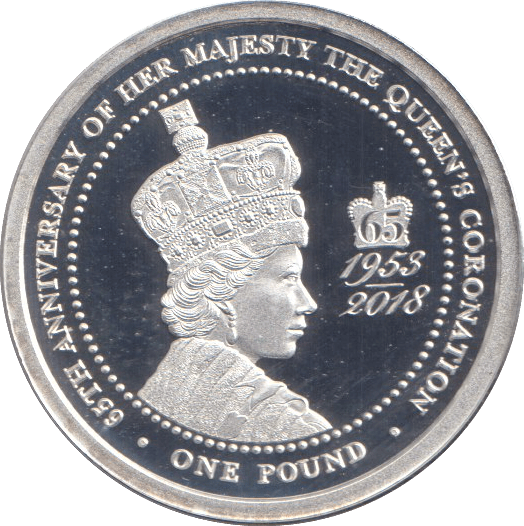2018 PROOF ONE POUND - WORLD COINS - Cambridgeshire Coins