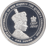 2018 PROOF ONE POUND - WORLD COINS - Cambridgeshire Coins