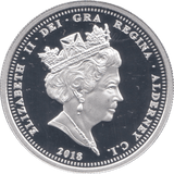 2018 PROOF QUEEN ELIZABETH II CORONATION ANNIVERSARY £5 ALDERNEY - SILVER WORLD COINS - Cambridgeshire Coins