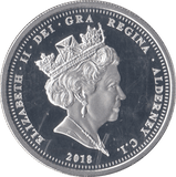 2018 PROOF QUEEN ELIZABETH II CORONATION ANNIVERSARY £5 ALDERNEY - WORLD COINS - Cambridgeshire Coins