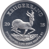 2018 PROOF SILVER KRUGERRAND - Silver Proof - Cambridgeshire Coins