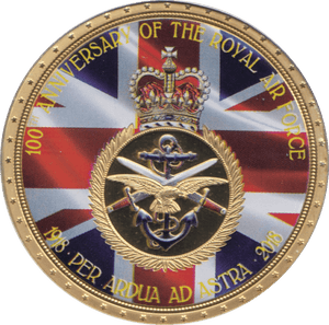 2018 RAF MEDALLION - 100 YEAR ANNIVERSARY - WORLD COINS - Cambridgeshire Coins