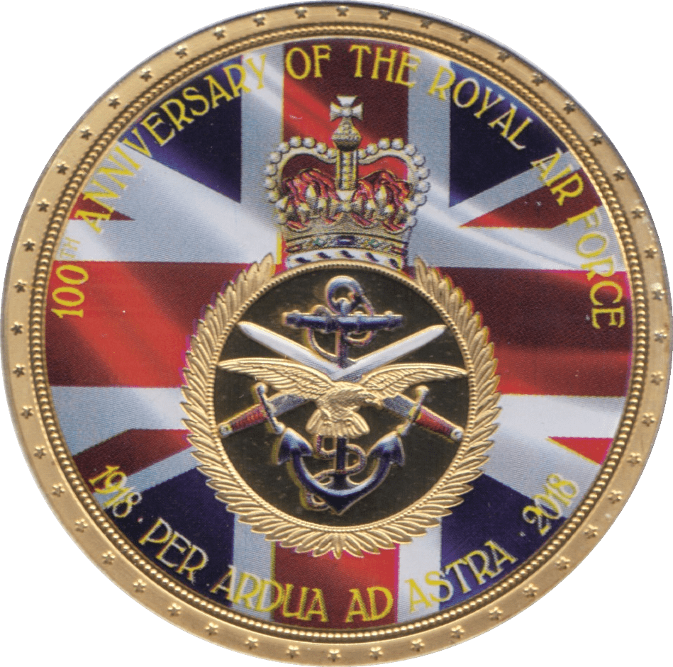 2018 RAF MEDALLION - 100 YEAR ANNIVERSARY - WORLD COINS - Cambridgeshire Coins