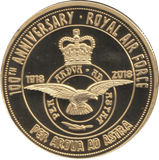 2018 RAF MEDALLION - THE RED ARROWS - WORLD COINS - Cambridgeshire Coins
