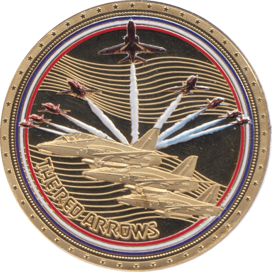 2018 RAF MEDALLION - THE RED ARROWS - WORLD COINS - Cambridgeshire Coins