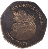 2018 ROCKHOPPER PENGUIN 50P FALKLAND ISLANDS - 50p BU - Cambridgeshire Coins