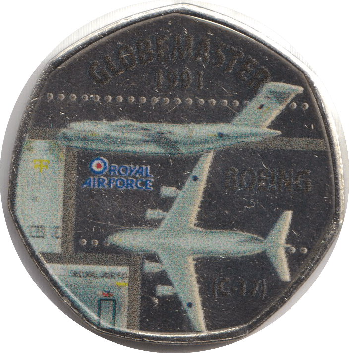 2018 ROYAL AIR FORCE GLOBEMASTER 1991 - WORLD COINS - Cambridgeshire Coins