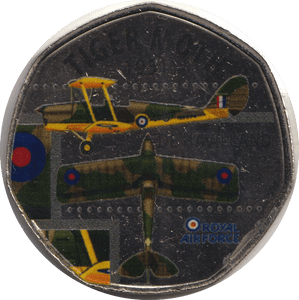 2018 ROYAL AIR FORCE TIGER MOTH 1931 - WORLD COINS - Cambridgeshire Coins