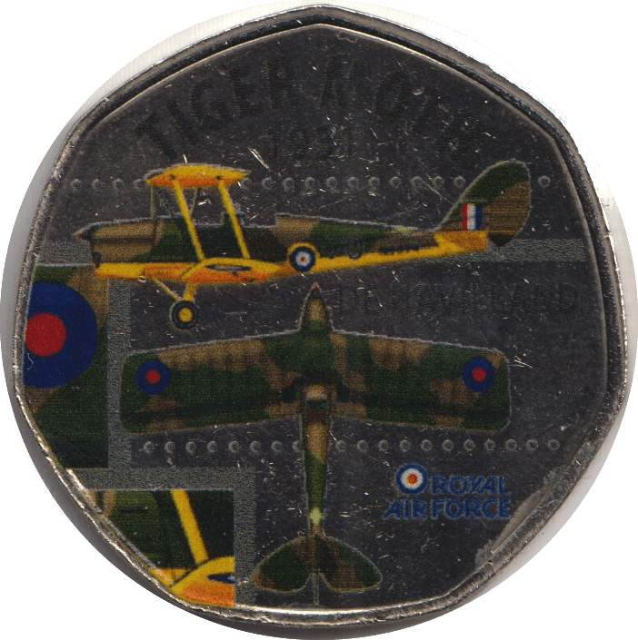 2018 ROYAL AIR FORCE TIGER MOTH 1931 - WORLD COINS - Cambridgeshire Coins