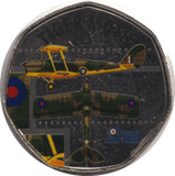 2018 ROYAL AIR FORCE TIGER MOTH 1931 - WORLD COINS - Cambridgeshire Coins