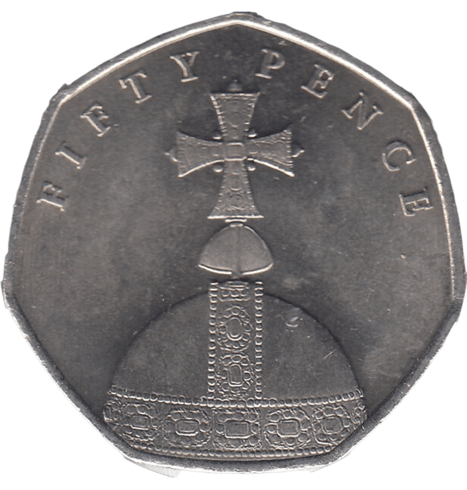 2018 ROYAL ORB 50P ISLE OF MAN - 50P REGIONAL ISSUES - Cambridgeshire Coins