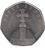 2018 ROYAL ORB 50P ISLE OF MAN - 50P REGIONAL ISSUES - Cambridgeshire Coins