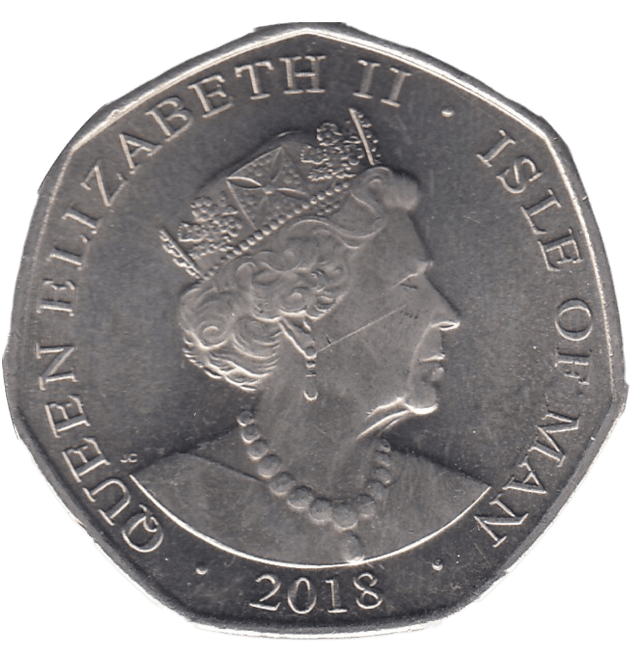 2018 ROYAL ORB 50P ISLE OF MAN - 50P REGIONAL ISSUES - Cambridgeshire Coins