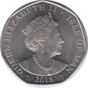 2018 ROYAL ORB 50P ISLE OF MAN - WORLD COINS - Cambridgeshire Coins