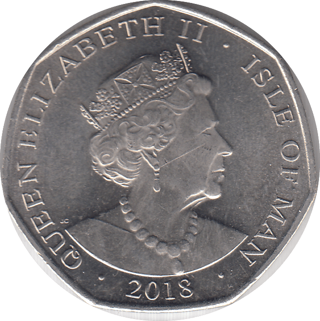 2018 ROYAL ORB 50P ISLE OF MAN - WORLD COINS - Cambridgeshire Coins