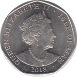 2018 ROYAL ORB 50P ISLE OF MAN - WORLD COINS - Cambridgeshire Coins