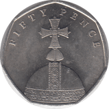 2018 ROYAL ORB 50P ISLE OF MAN - WORLD COINS - Cambridgeshire Coins