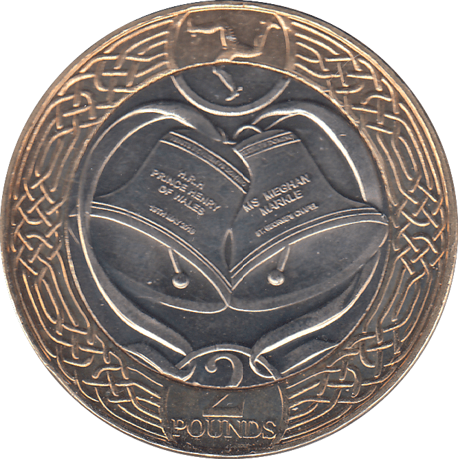 2018 ROYAL WEDDING £2 ISLE OF MAN - WORLD COINS - Cambridgeshire Coins
